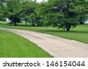 walking path and bike trail