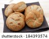 some kinds of bread on the table