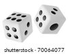 stock photo : Gambling dices isolated on white background