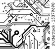 ID:1602091.  Seamless Printed Circuit Board Pattern.  In Lightbox.