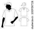 Polo t shirt template for photoshop