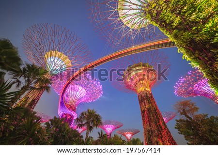 Garden By The Bay Night gardensthe bay stock images, royalty-free images & vectors Garden By The Bay Night gardensthe bay stock images, royalty-free images & vectors