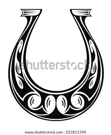 Horseshoe Stock Vector 212436163 - Shutterstock