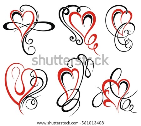 Letter M Heart Wedding Logo Stock Vector 610706573 - Shutterstock