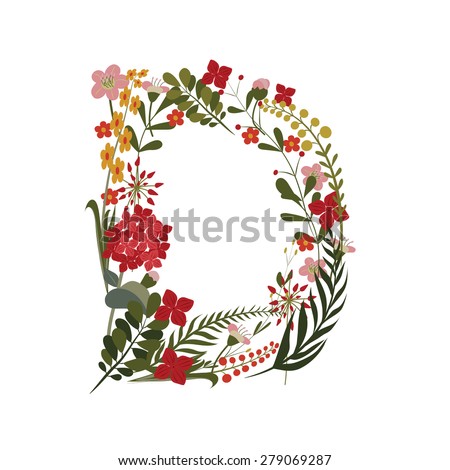 Flower Alphabet Stock Photos, Royalty-Free Images & Vectors - Shutterstock