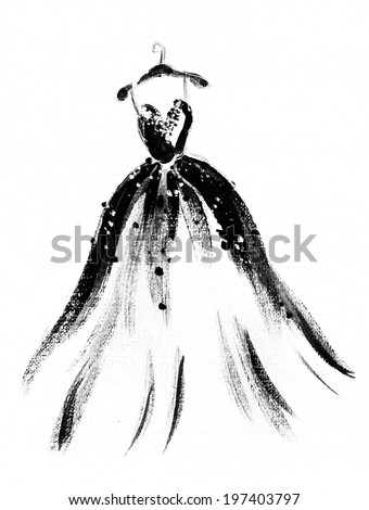Dress Sketch Stock Photos, Royalty-Free Images & Vectors - Shutterstock