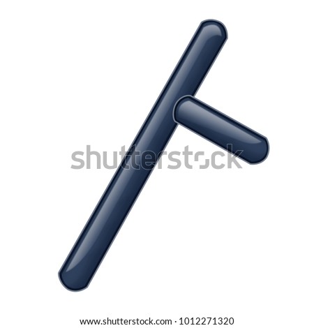 police stick drawing