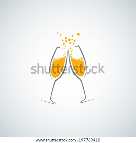 champagne glass background