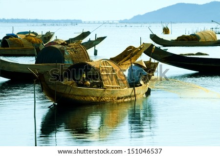 Cau Hai lagoon (Thua Thien Hue, Vietnam)