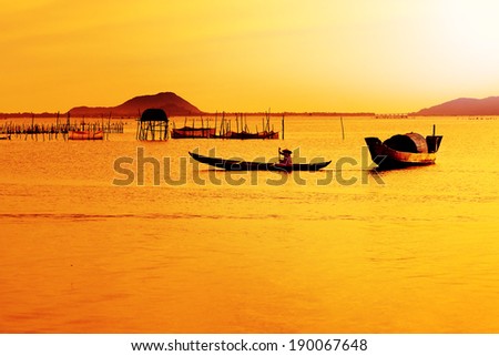 Cau Hai lagoon (Thua Thien Hue, Vietnam)