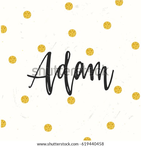 Adam Name Graphic Stock Images, Royalty-Free Images & Vectors