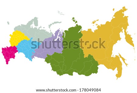 Russia Map Stock Photos, Images, & Pictures | Shutterstock