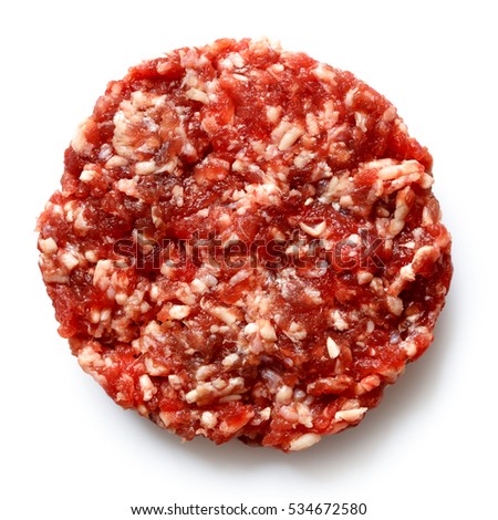 Hamburger single patty