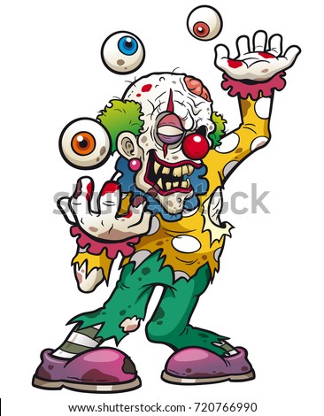Clown Zombie Stock Images Royalty Free Vectors Vector Illustration Cartoon