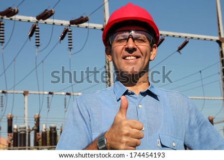 [fb] les angélus // jola&monsiame Stock-photo-successful-engineer-in-red-helmet-showing-ok-sign-engineer-at-electrical-substation-showing-thumbs-174454193