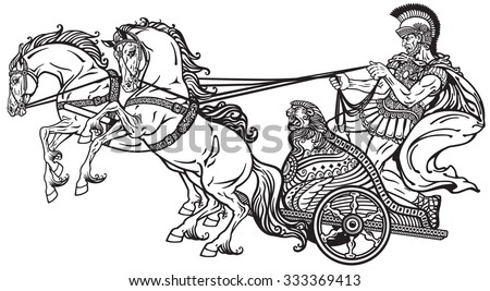 stock-vector-roman-warrior-in-a-chariot-