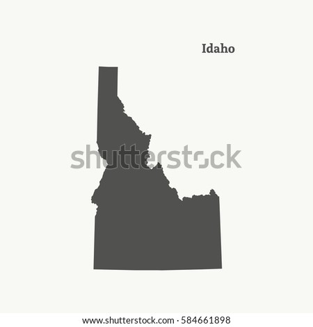 Idaho Outline Stock Images, Royalty-Free Images & Vectors | Shutterstock