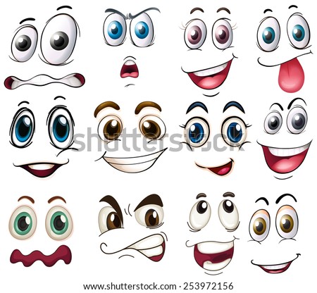 Eye Nose Eyelashes Stickers For Crafts Eye Nose Eyelashes Stickers For Crafts