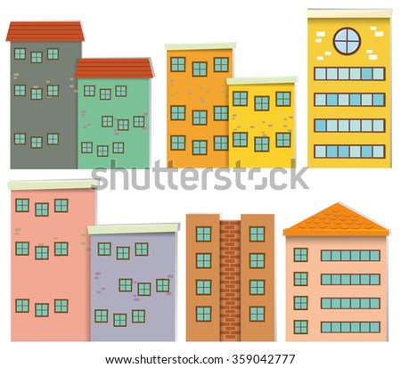 Apartment Building Illustration apartment building illustration design of buildings in decorating Apartment Building Illustration apartment building illustration design of buildings in decorating