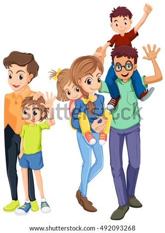 Happy Boys Laughing Out Loud Together Stock Illustration 44456053 ...