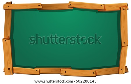 Bord design wooden frame illustration stock vector 602280143 ... Design bord
