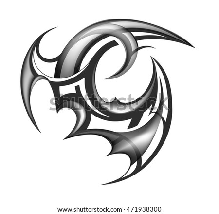 dragonsnake tribal ring tattoo vector stock vector 262879802 dragonsnake tribal ring tattoo vector stock vector 262879802