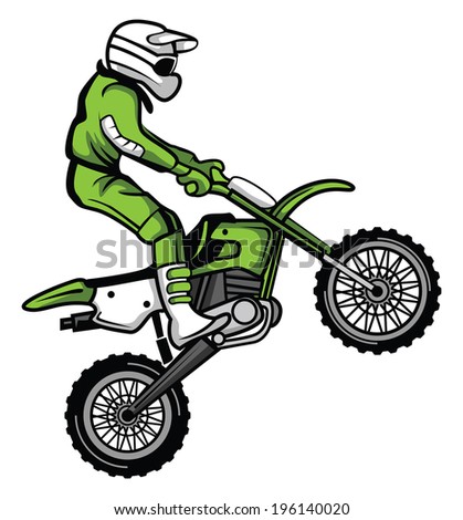 Stock Images similar to ID 122059894 - silhouette of motorcycle rider...