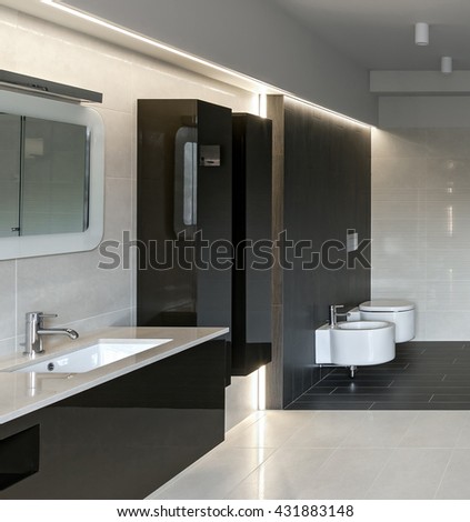New Design Toilet Room Stock Photo 24042481 - Shutterstock