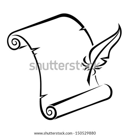 Scroll-silhouette Stock Images, Royalty-Free Images & Vectors ...