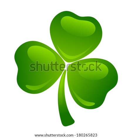 Green Shamrock Vector Eps 10 Stock Vector (Royalty Free) 180265823 ...