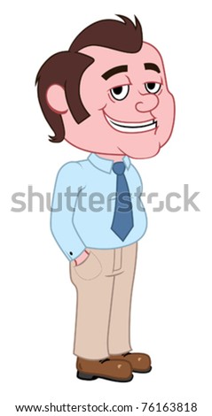 Cartoon Man - stock vector