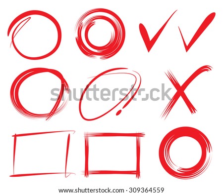 vector circle mark Rectangle Stock Mark Marker Circle Vector Frame Check