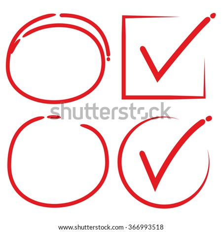 vector circle mark Free Royalty Images, & Checkbox Stock Vectors Images