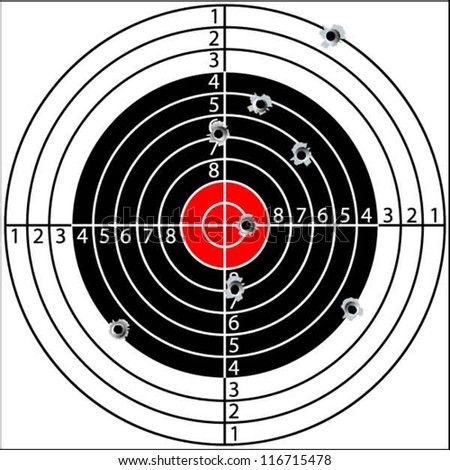 Bullseye Target Vector Stock Photos, Images, & Pictures | Shutterstock