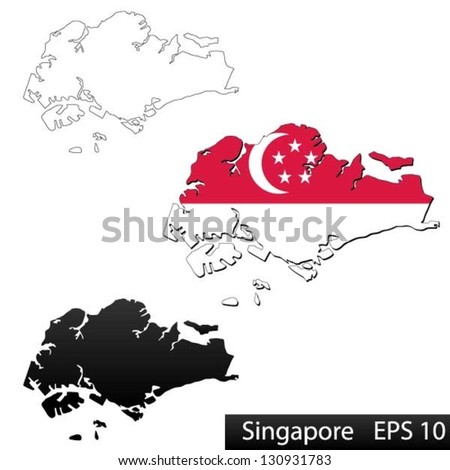 Singapore Map Stock Images, Royalty-Free Images & Vectors | Shutterstock