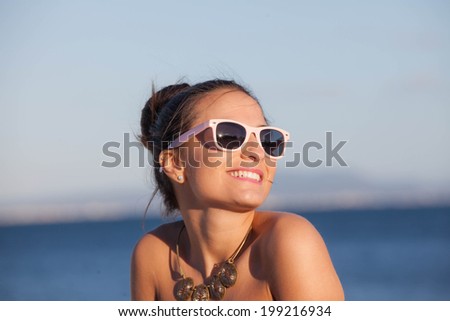 Teen Fashion Models Summer Beach Clothing Stock Photo 85888501 ...