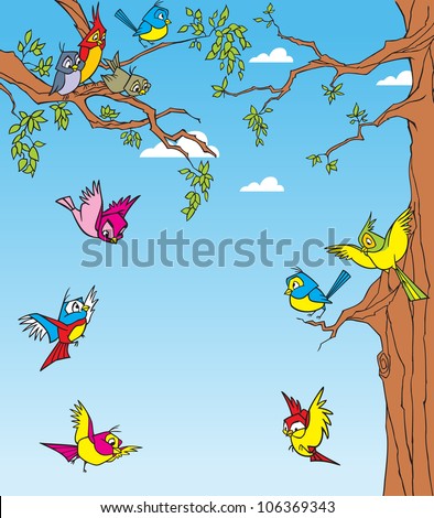 Cartoon Bird Flying Stock Images, Royalty-Free Images & Vectors ...