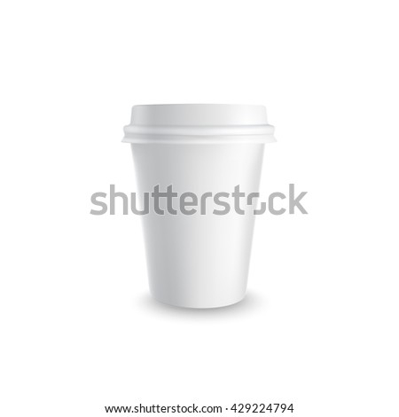 Paper Coffee Cup Vector Paper Coffee Cup Vector