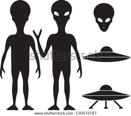 Alien Silhouette Stock Images, Royalty-Free Images & Vectors | Shutterstock