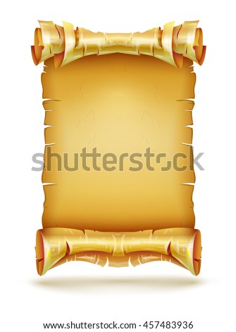 template of a scroll