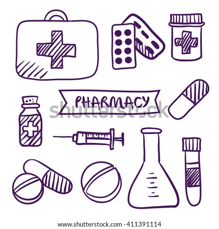 Download International Nurse Day Card Pharmacy Vector Stock Vector 411391090 - Shutterstock