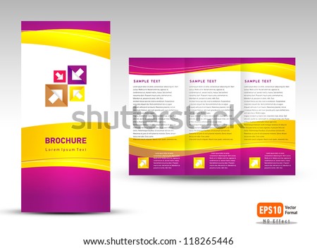 trifold layout