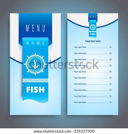 Menu Template Stock Photos, Images, & Pictures | Shutterstock