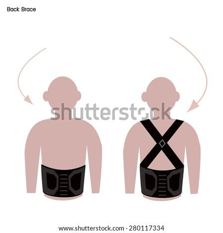 What is an orthopedic back brace used for?