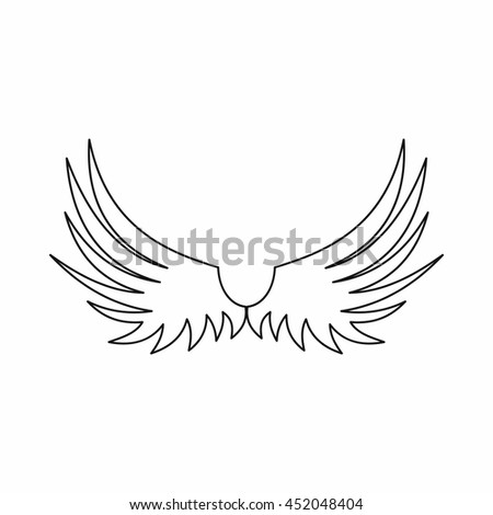 Wingstattoo Design Stock Vector 110402711 - Shutterstock