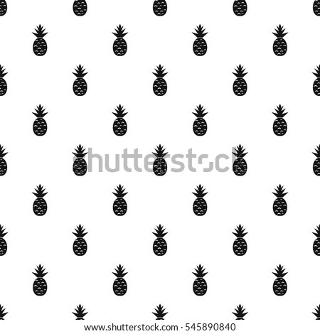 Pineapple pattern. Simple illustration of pineapple vector pattern for web