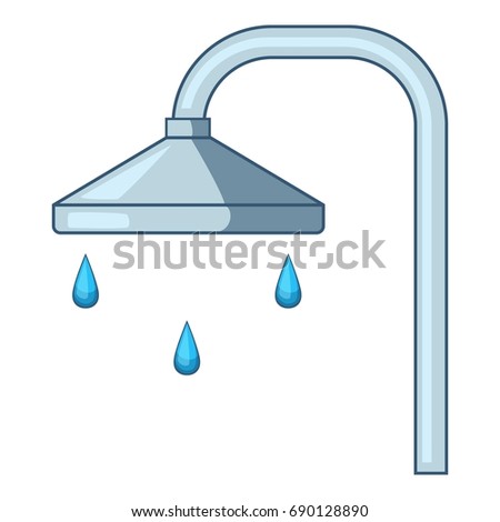 Shower Icon Cartoon Illustration Shower Vector Stock Vector 690128890