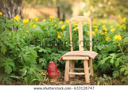 Digital Photography Background Of Outdoor Spring Garden Scene