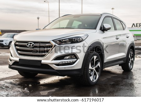 Novokuznetsk, Russia - March 30, 2017: Hyundai Tucson
