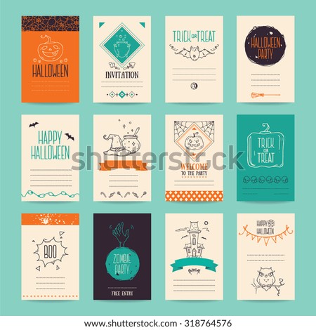 halloween party invitation greeting card flyer stock vector arabic halloween flyer